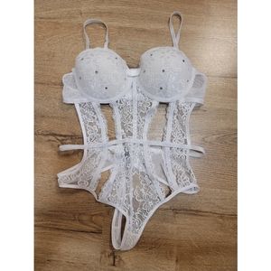 Body rage white lingerie size Large